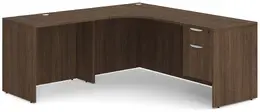 Corner Office Desk with Storage - PL Laminate