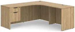 Corner Office Desk with Storage - PL Laminate