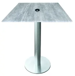 Tall Square Outdoor Patio Table - EuroSlim OD219