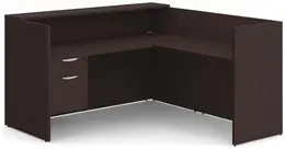 L-Shaped Reception Desk - PL Laminate
