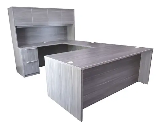 9 U Shaped Desks with Hutch for the Office