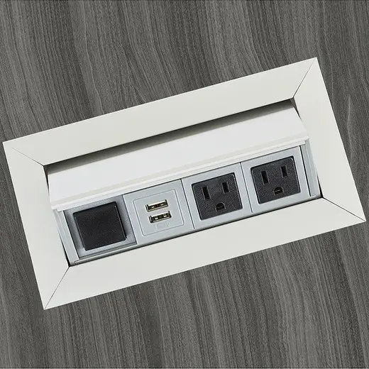 Grommet Power Outlet for Safco Conference Tables
