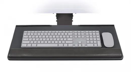 Articulating Keyboard Tray For Height Adjustable Desks
