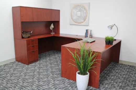 A Reversible U Shaped Desk for a Growing Office