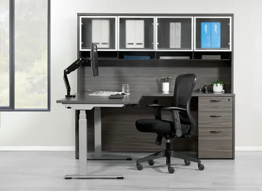 L Shaped Standing Desk Combine the Best of Both Worlds