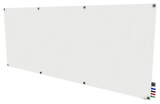 Magnetic Glass Dry Erase Whiteboard - 120 x 48