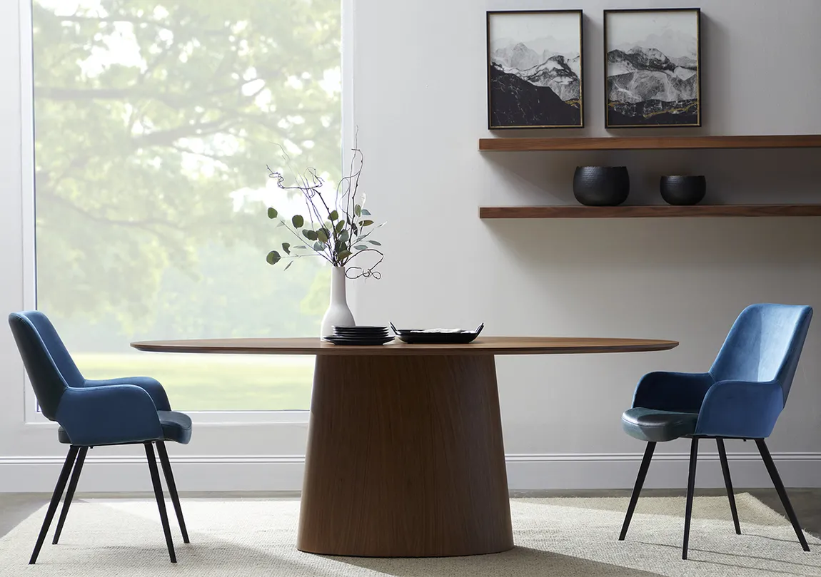 Sculptural Pedestal Table