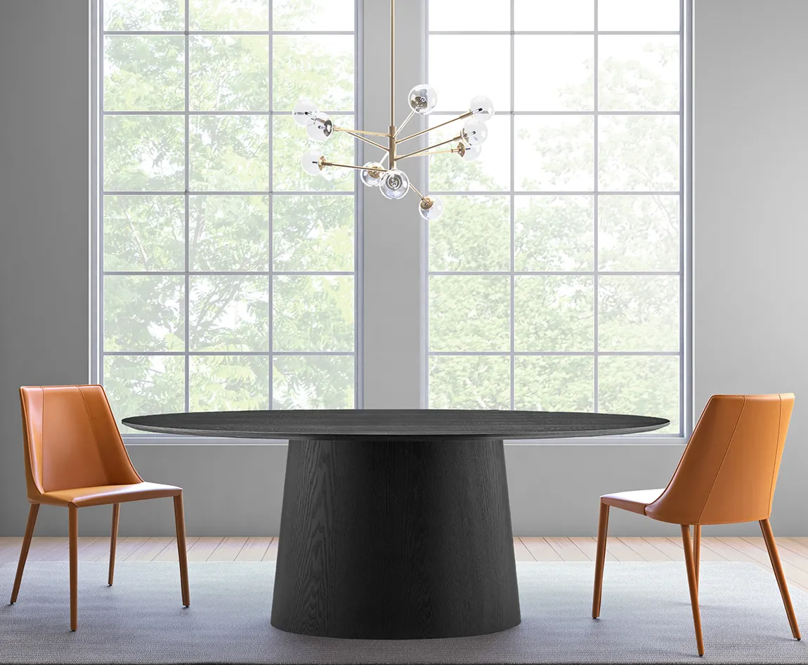 Sculptural Pedestal Table