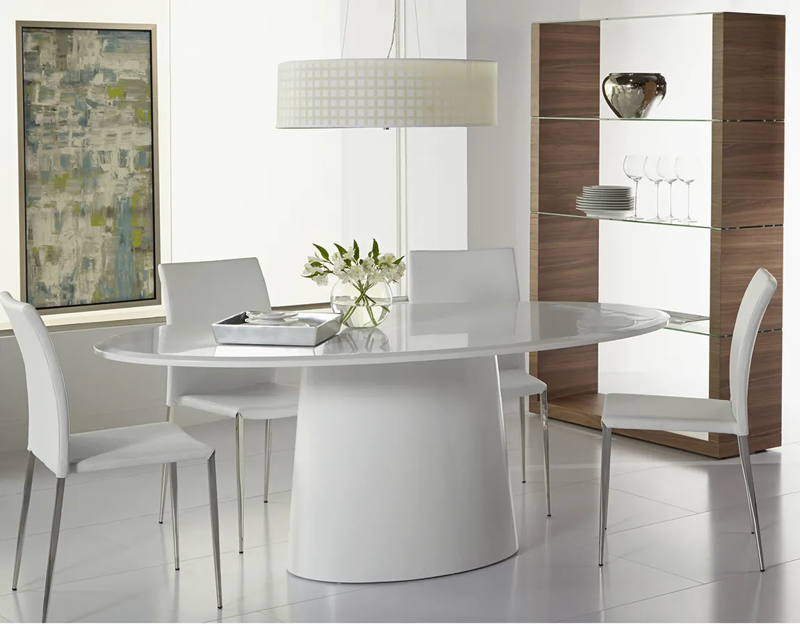 Sculptural Pedestal Table