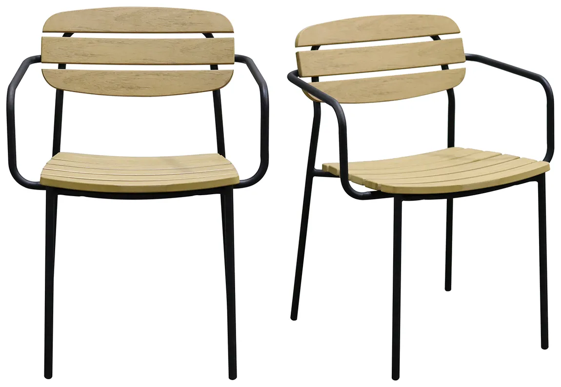 Modern Industrial Armchair - Set of 2