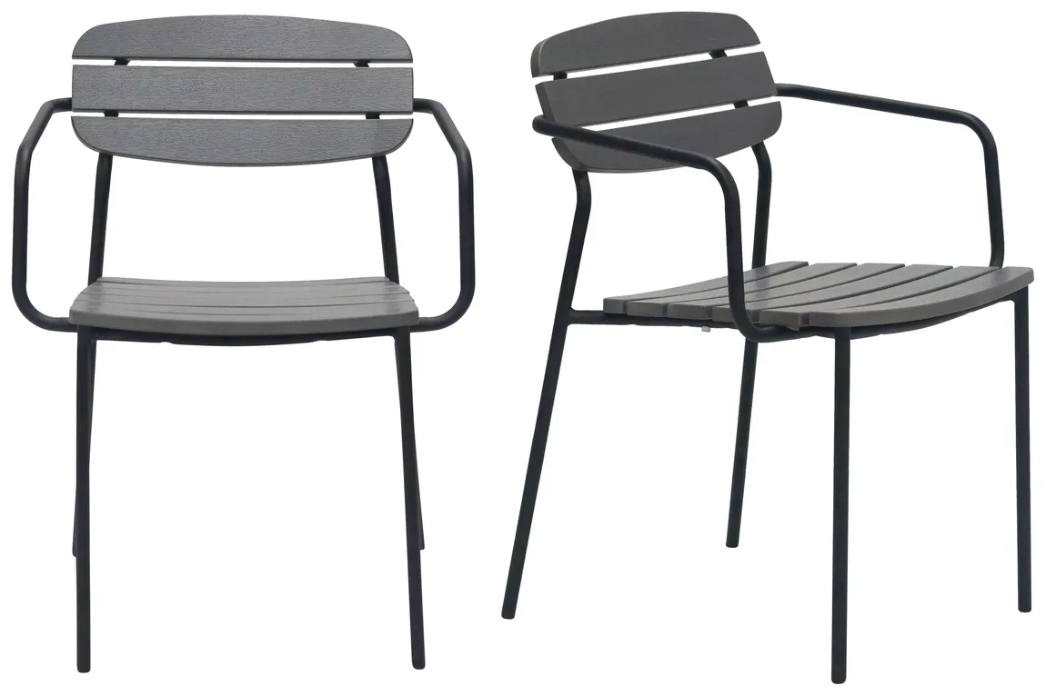 Modern Industrial Armchair - Set of 2