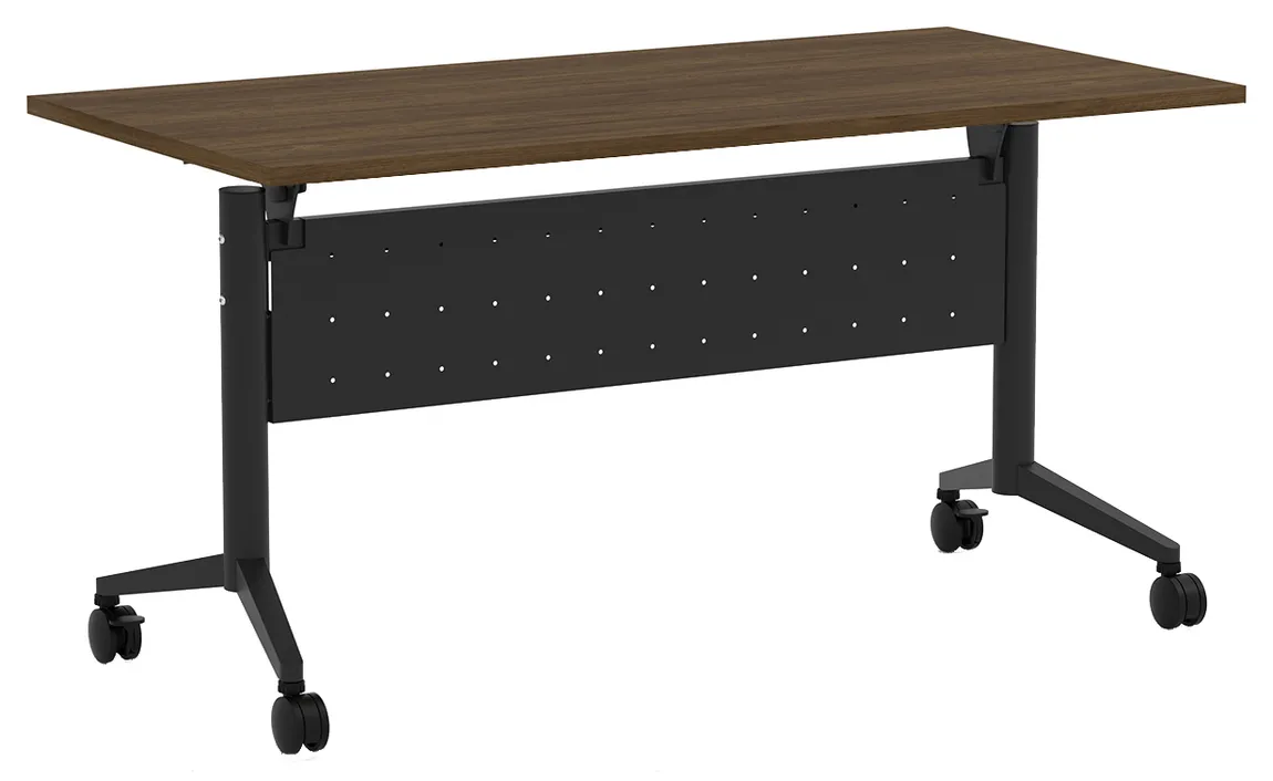 small flip top nesting table with modesty panel 11