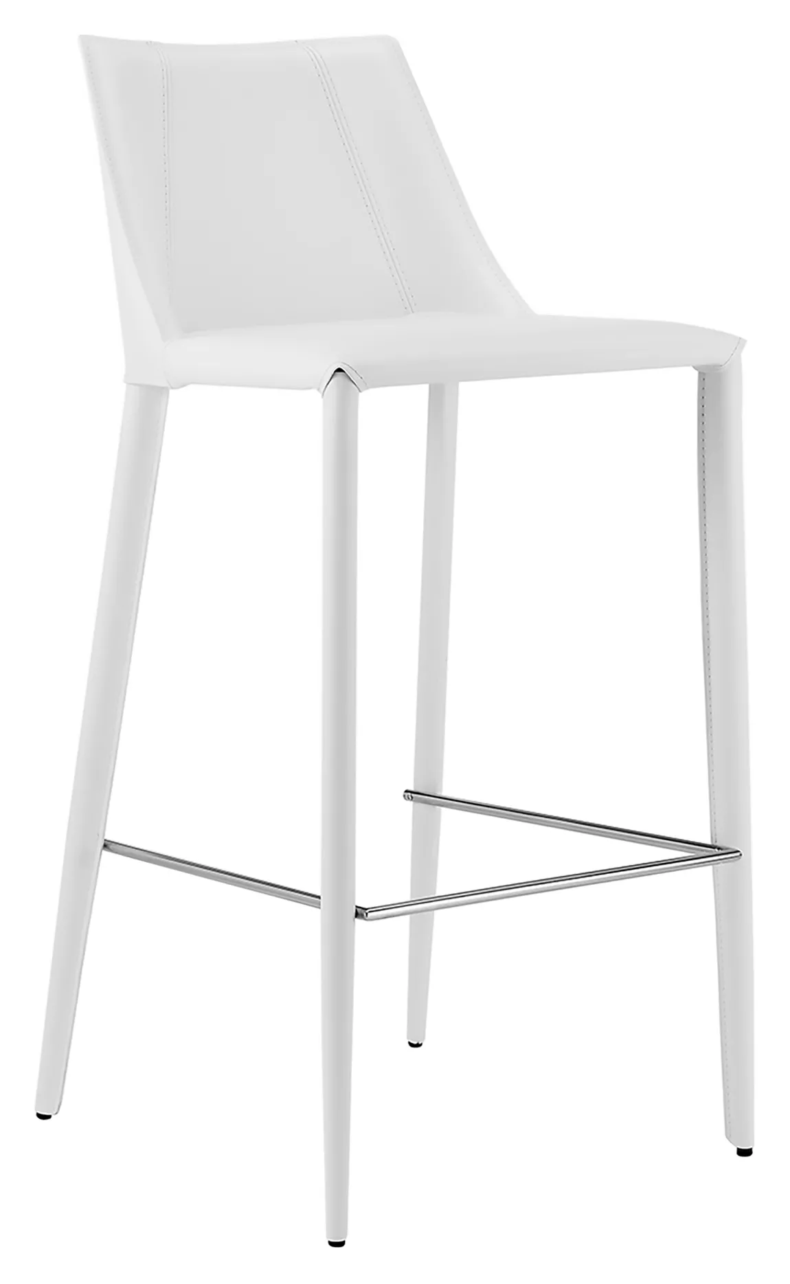Minimalist Leather Bar Stool