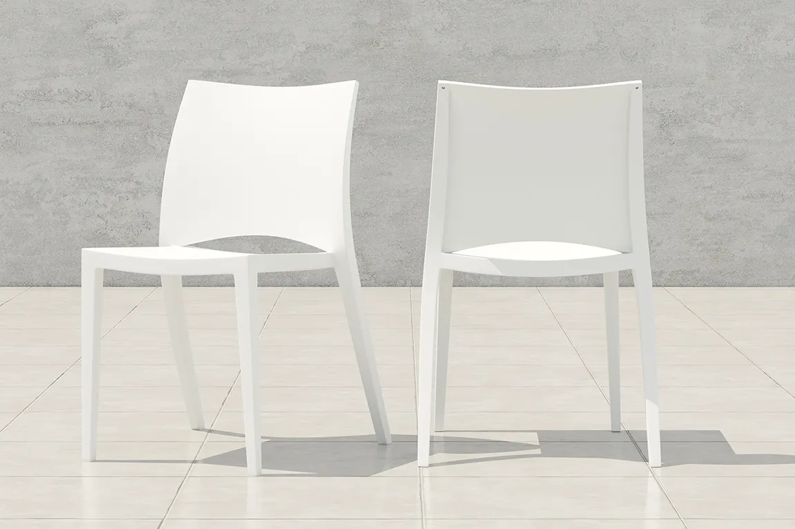 Modern Stackable All-Purpose Chair - Set of 2