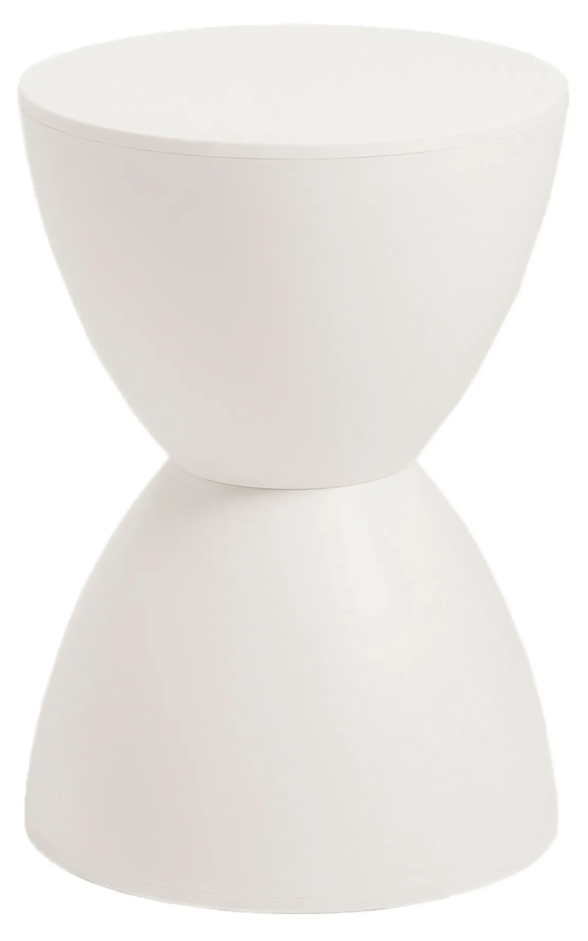 Sculptural Hourglass Stool