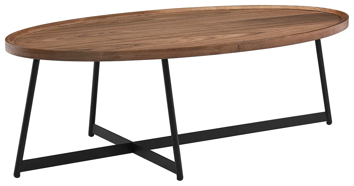 Contemporary Oval Coffee Table 