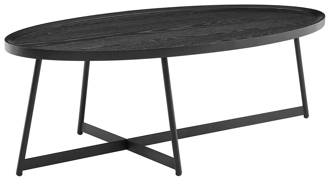 Contemporary Oval Coffee Table 