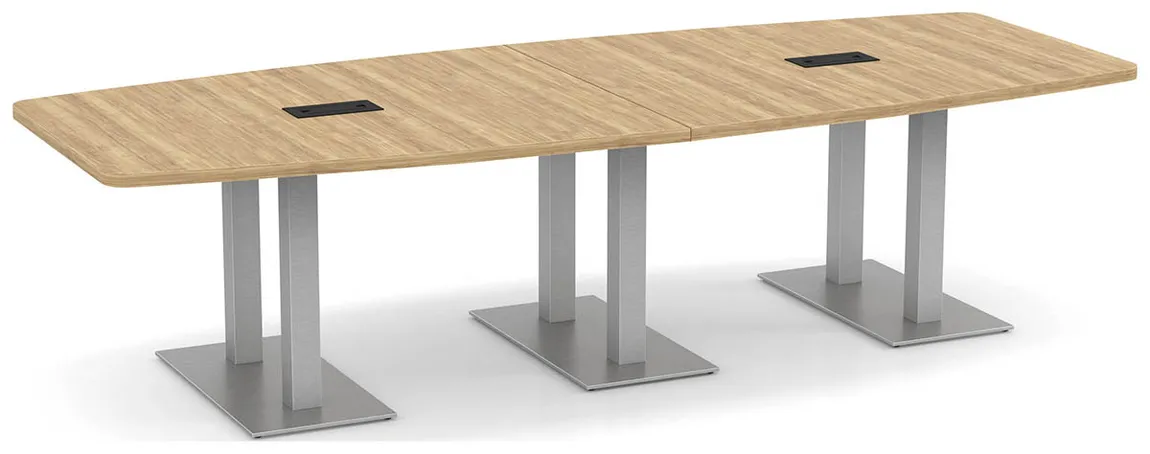 Modern Boat Shaped Conference Table