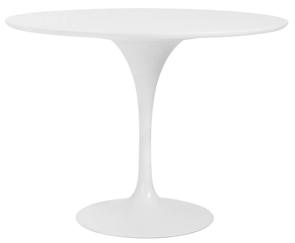 Mid-Century Pedestal Round Table 