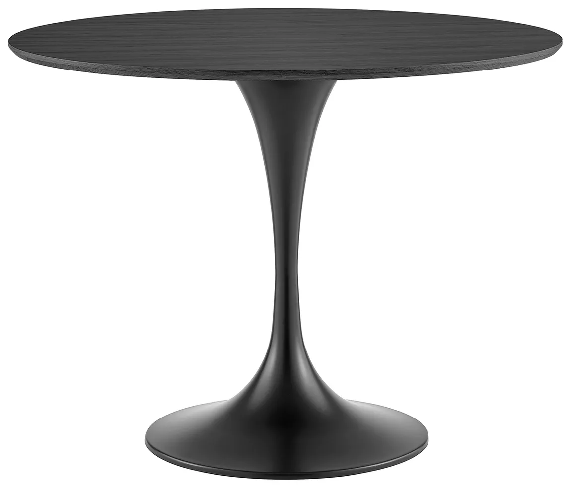 Mid-Century Pedestal Round Table 