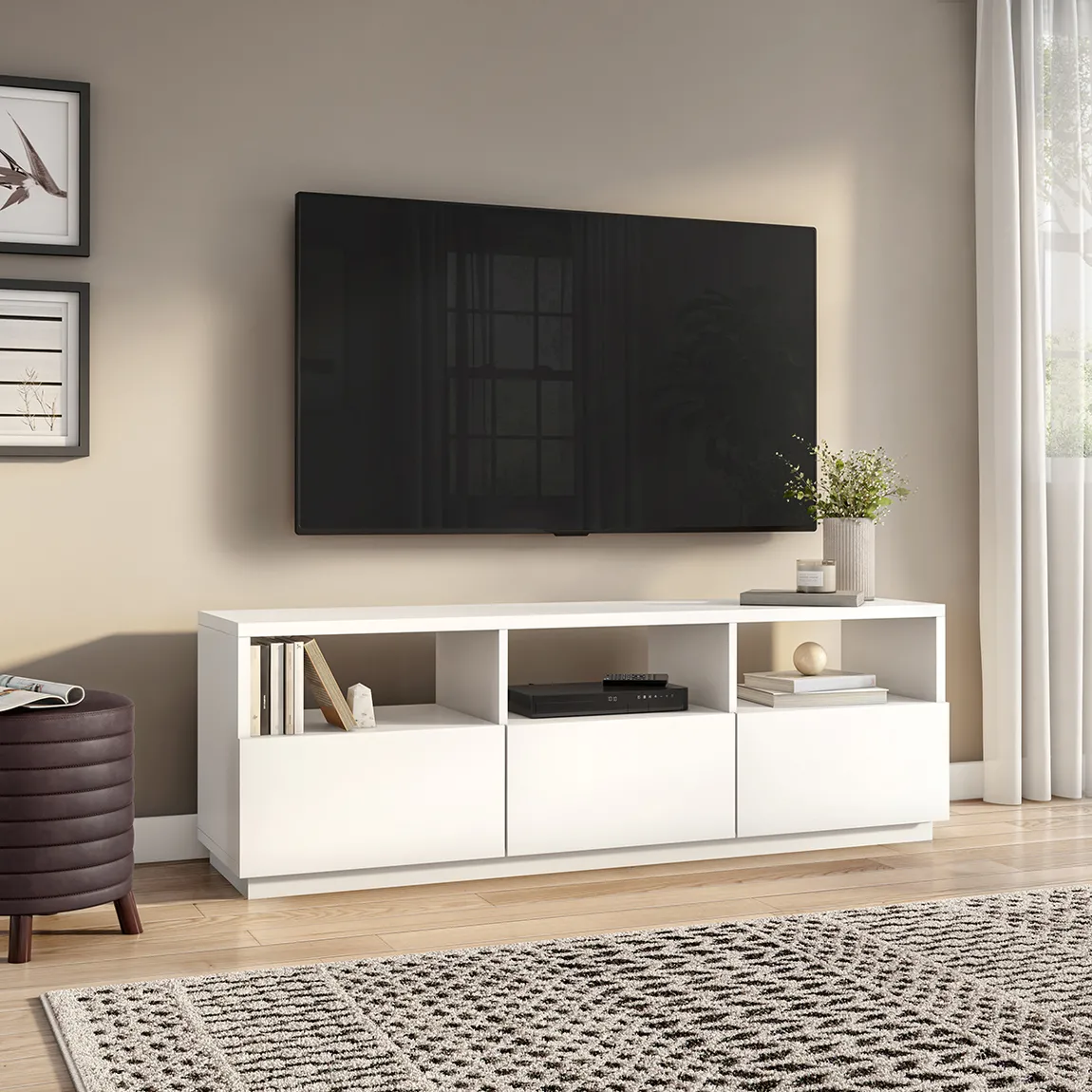 Modern Glossy Credenza
