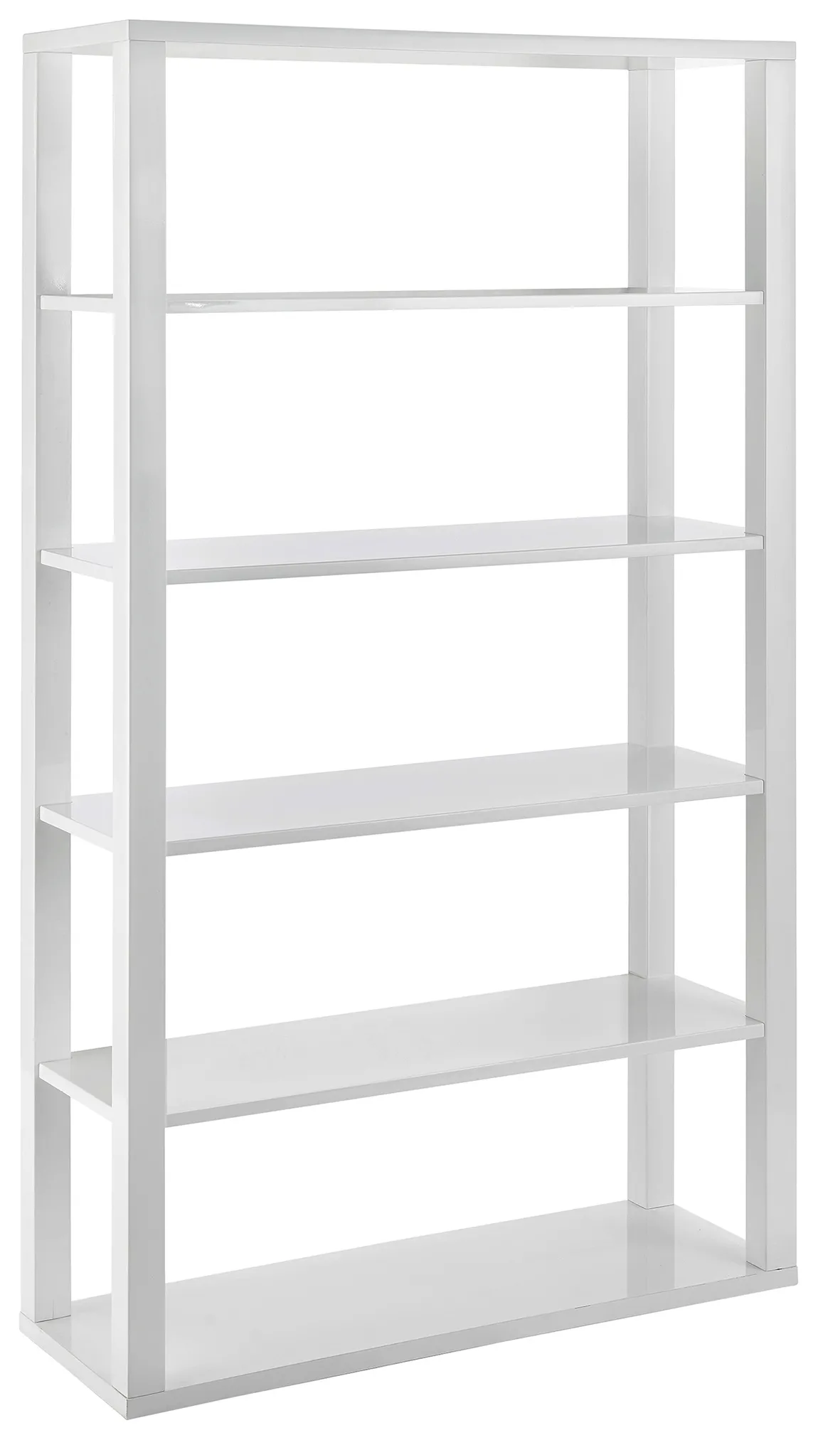 Modern Glossy Shelving - Wide