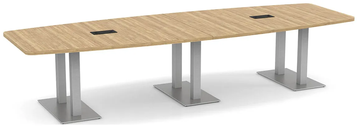 Modern Boat Shaped Conference Table