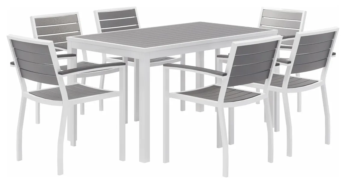 Large Patio Table with Chairs