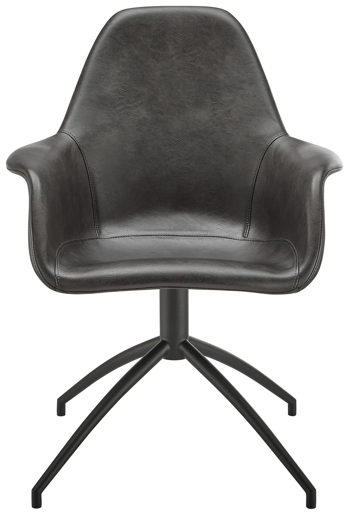 Mid-Century Flared Swivel Chair