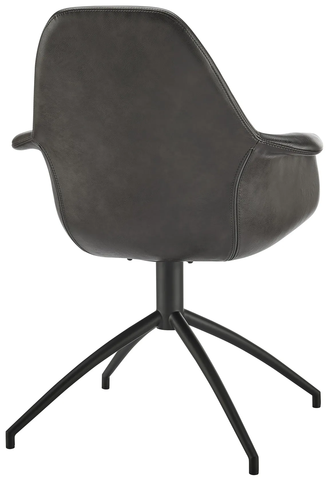 Mid-Century Flared Swivel Chair