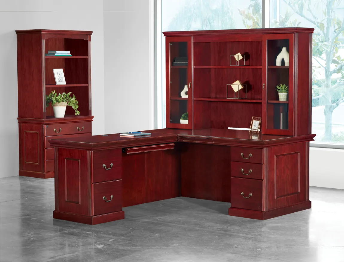 Executive Desk Set with Storage