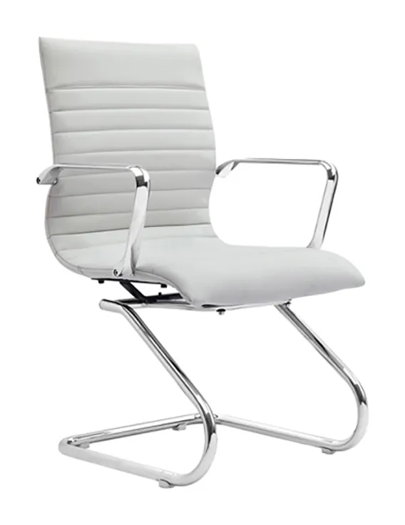 Leather Guest Chair with Arms