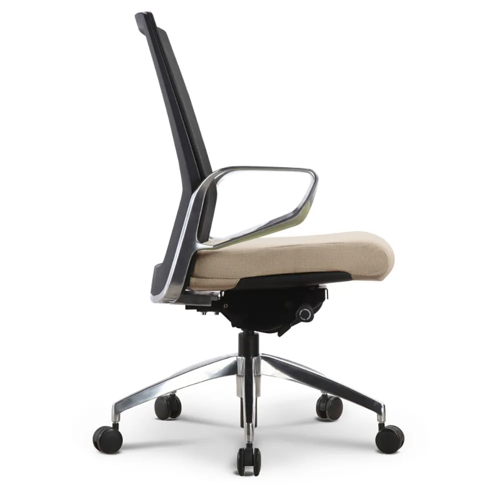 Executive Task Chair with Tan Seat Cover