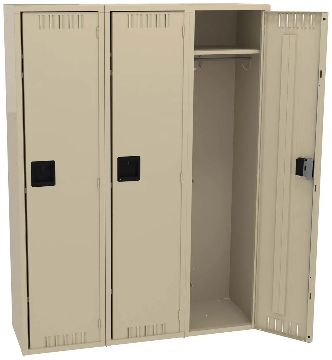 Wide Triple Lockers