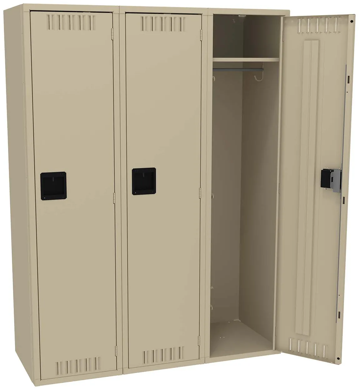 Wide Triple Lockers
