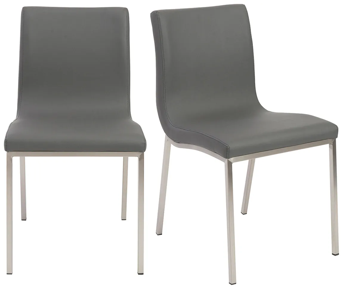 Modern Minimalist Side Chair - Set of 2