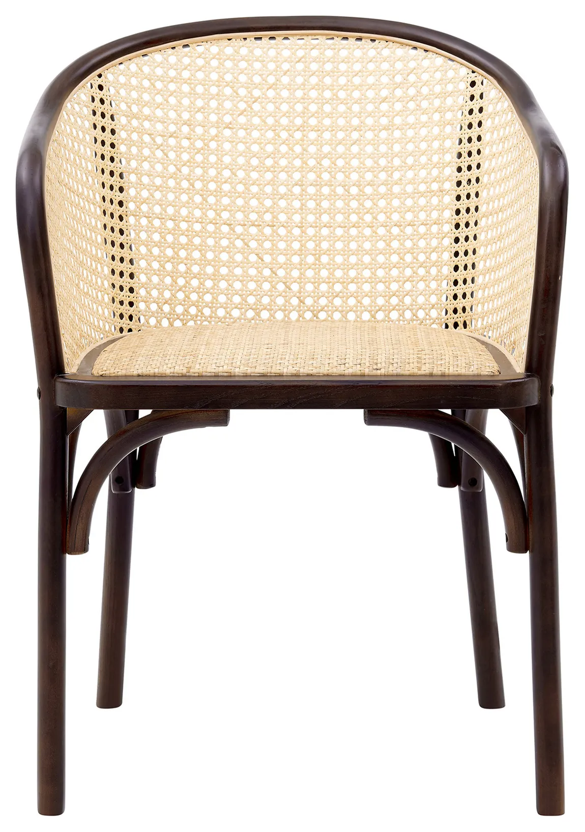 Modern Rattan Armchair
