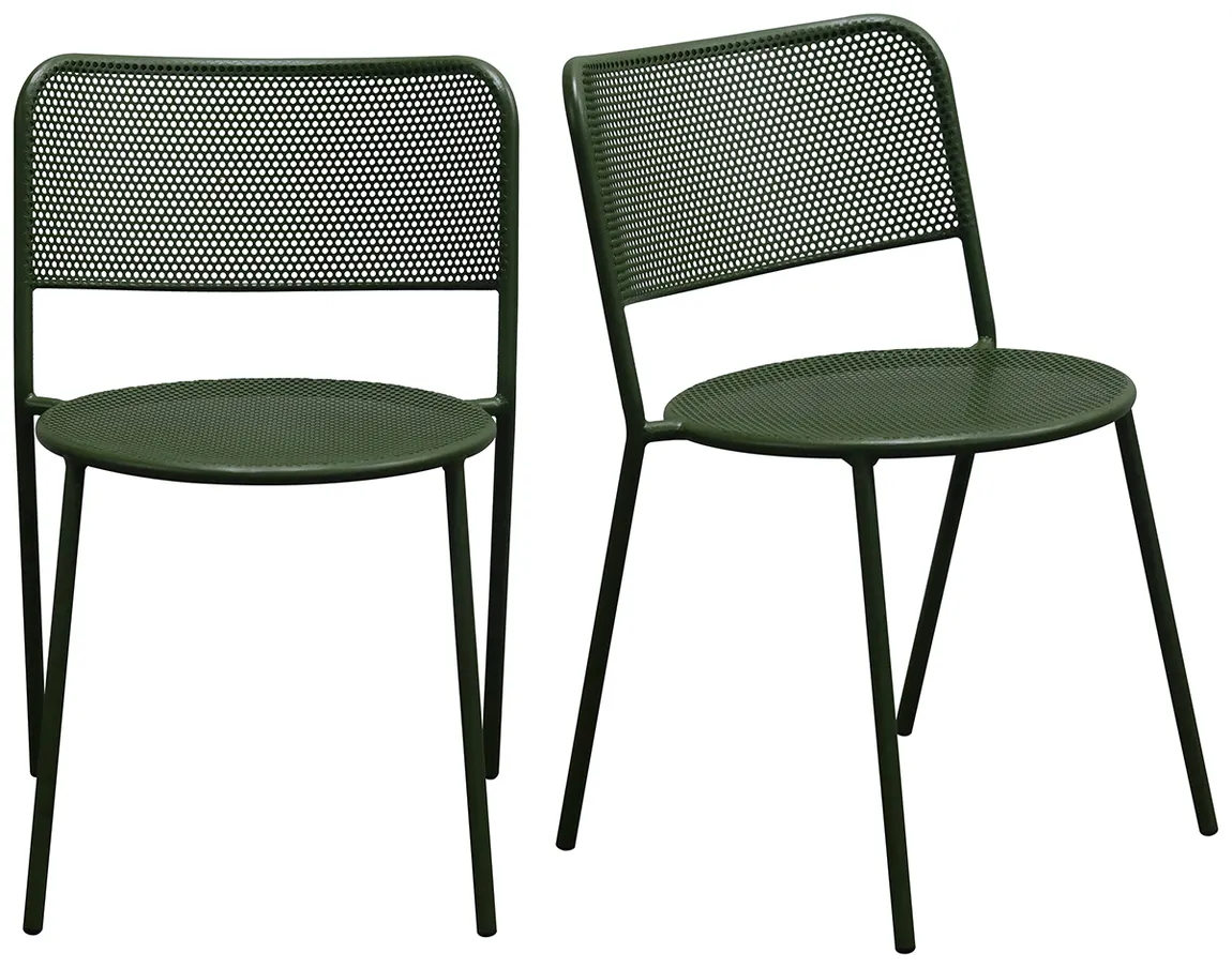 Modern Industrial Side Chair - Set of 2