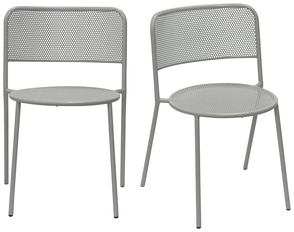 Modern Industrial Side Chair - Set of 2