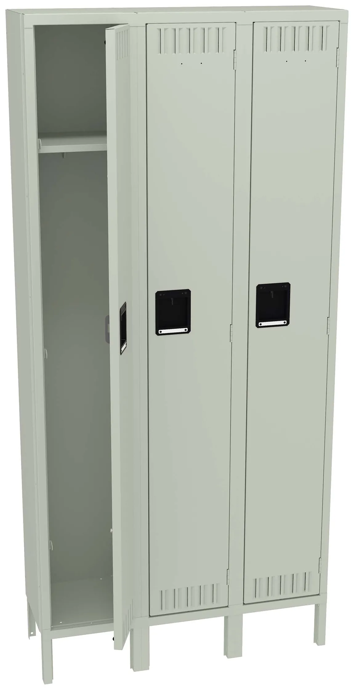 Tall Triple Lockers with Legs
