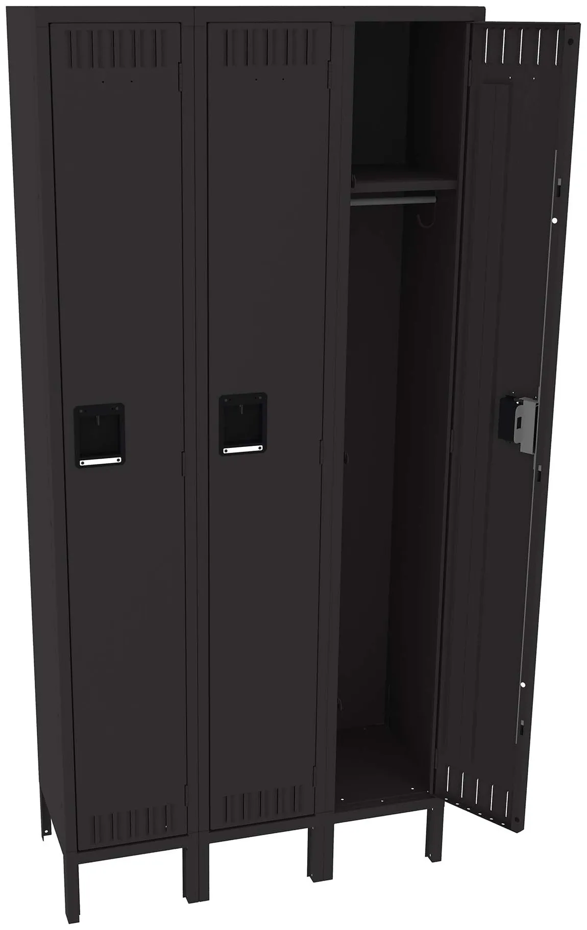 Tall Triple Lockers with Legs
