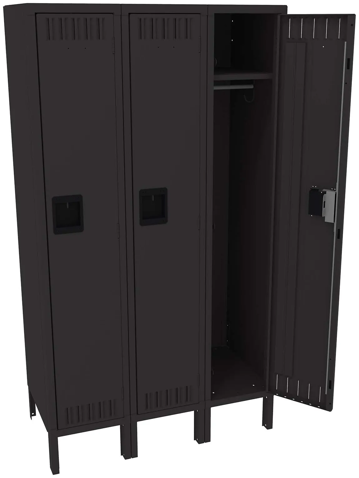 Wide Triple Lockers with Legs
