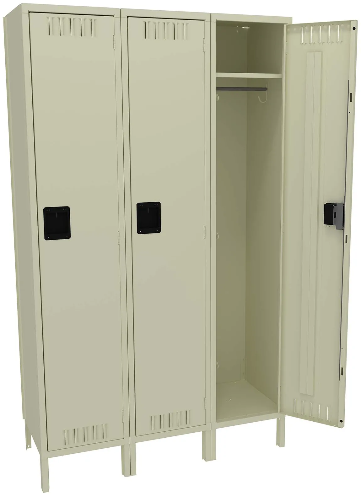 Large Triple Lockers with Legs
