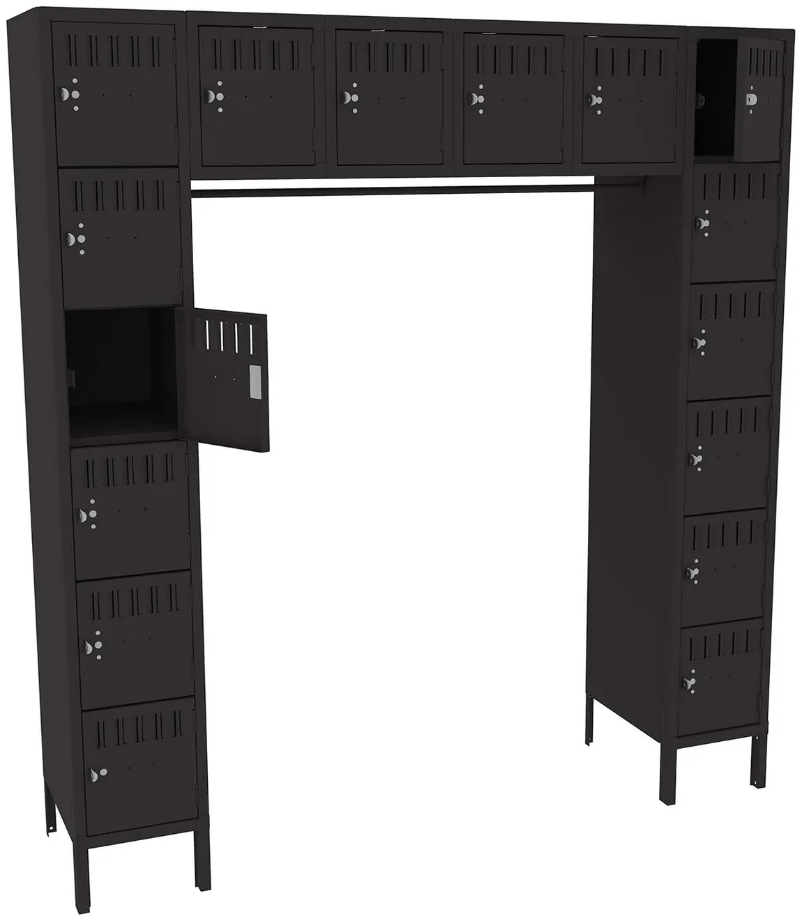 Open Frame Lockers with Legs