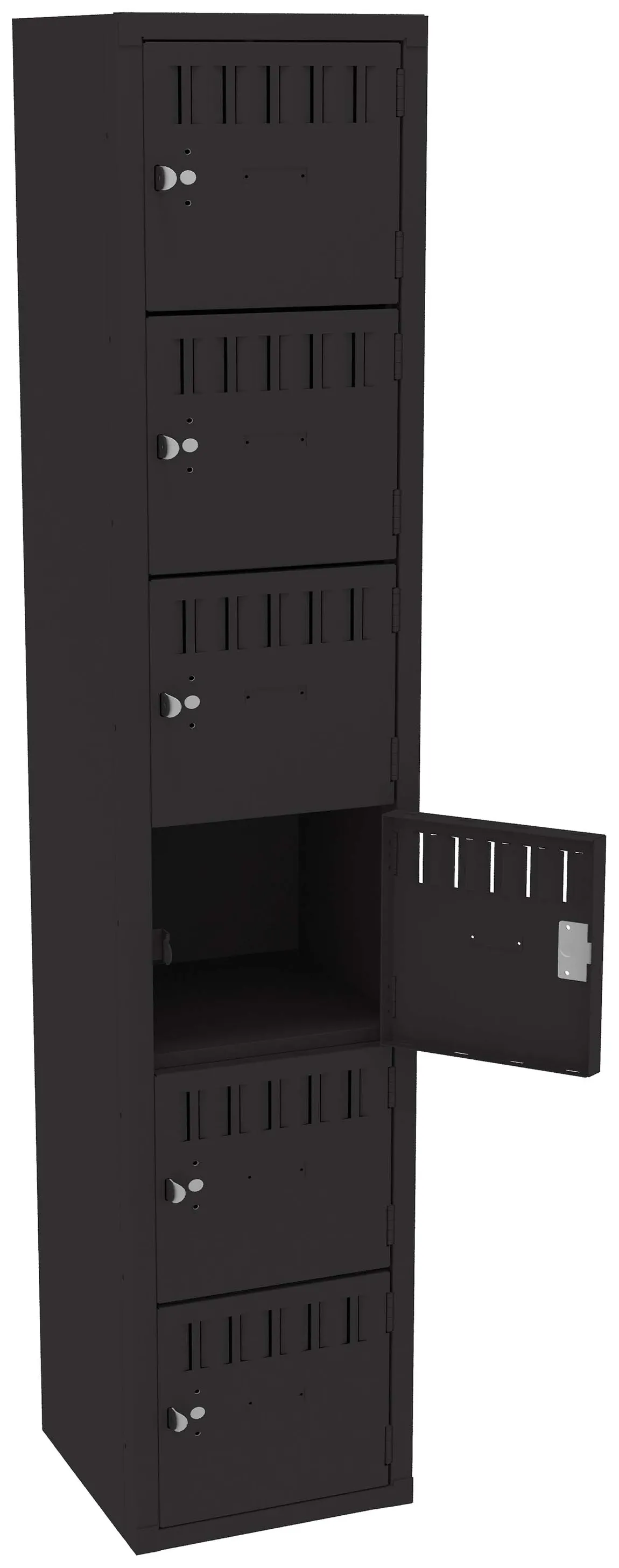 Six Large Box Lockers 