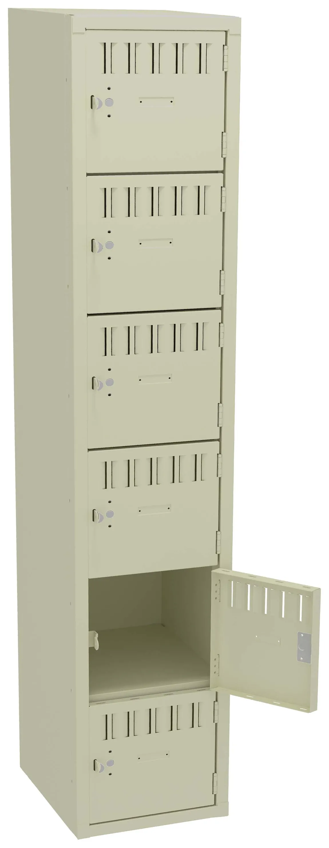 Six Large Box Lockers 