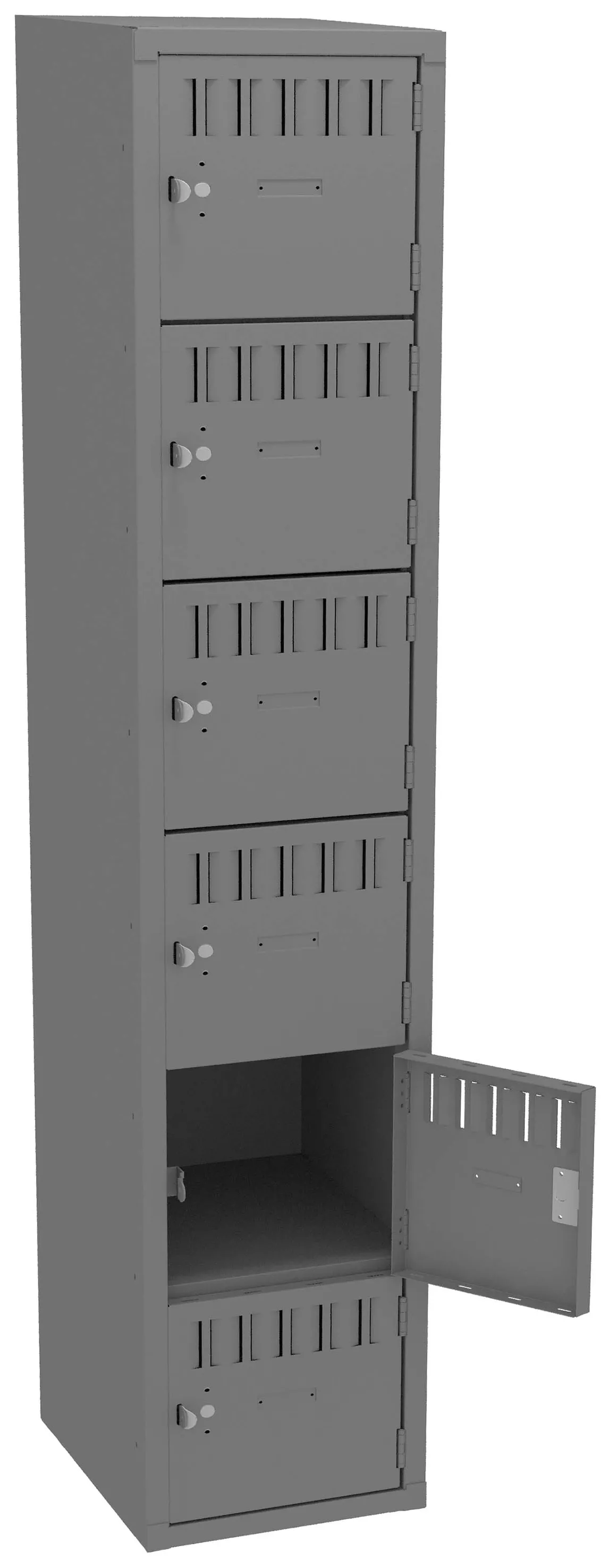 Six Large Box Lockers 