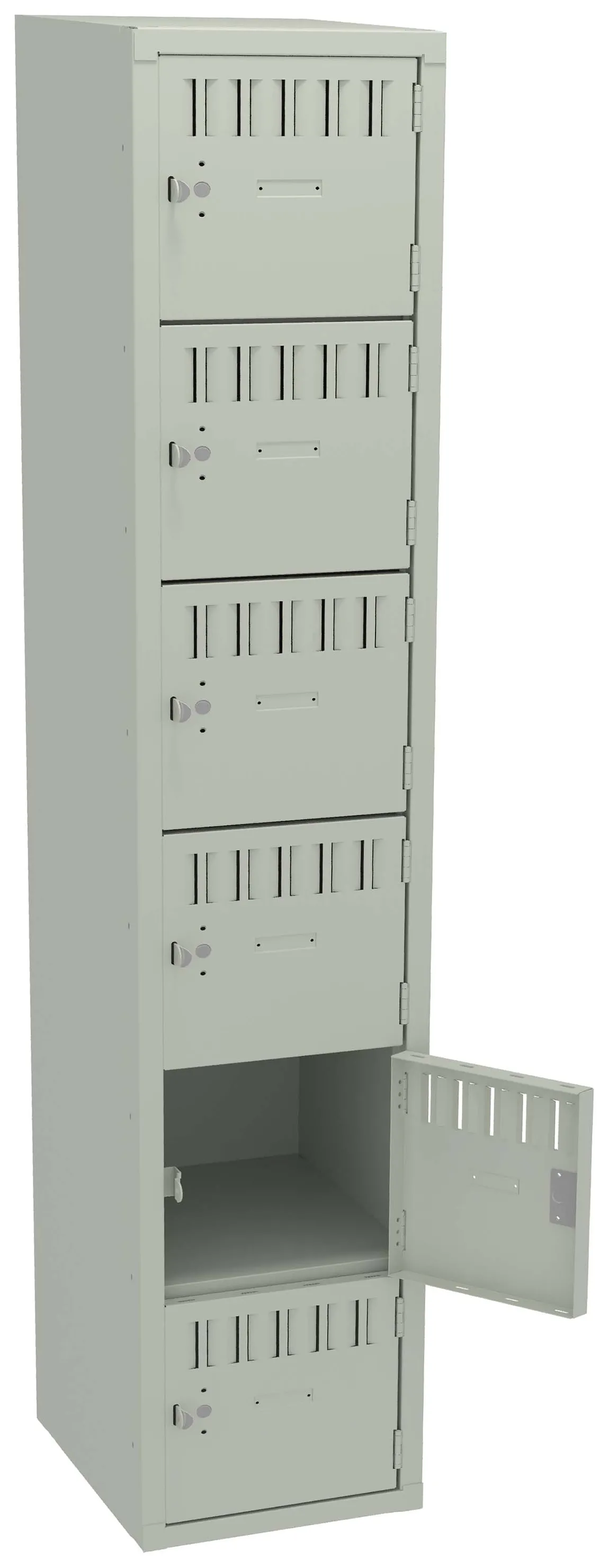 Six Large Box Lockers 