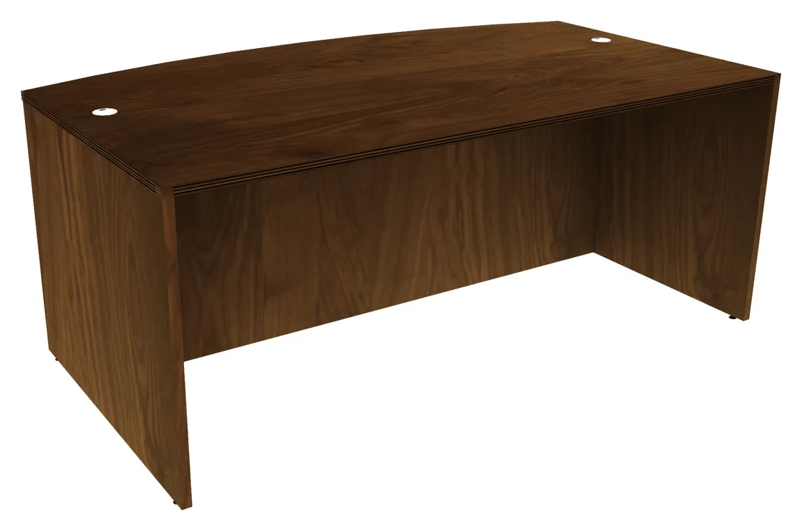 Bow Front Desk Shell