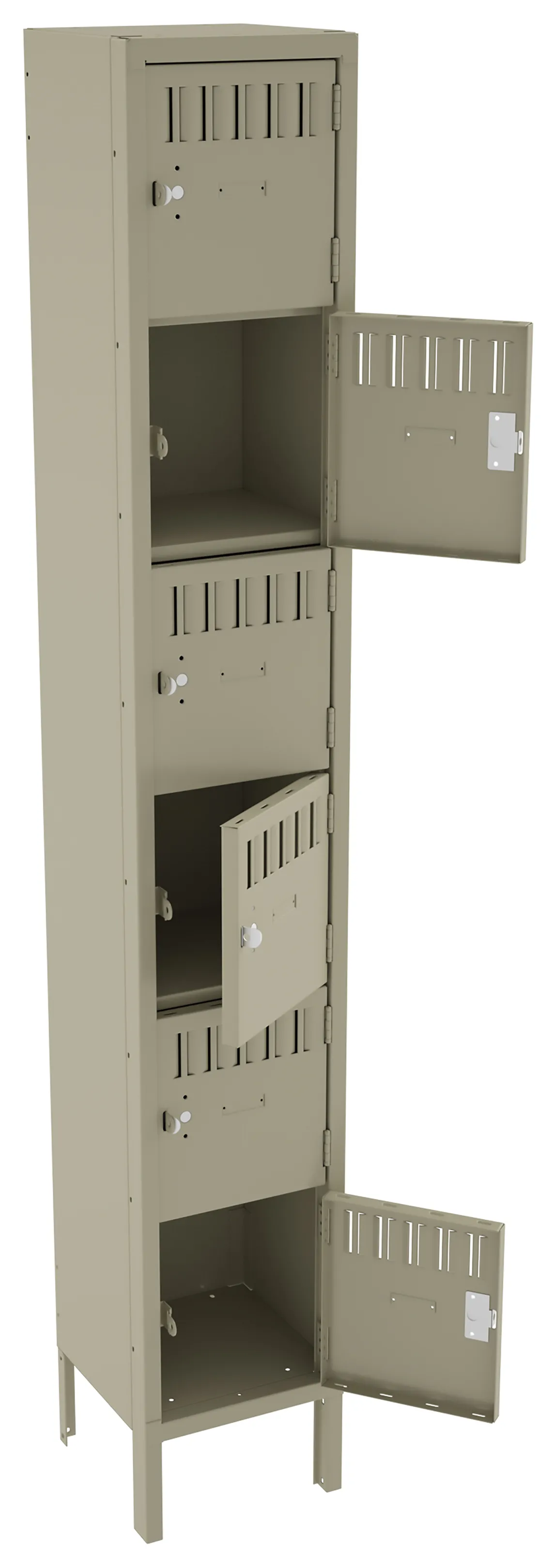 Six Box Lockers with Legs